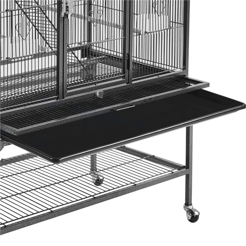 Cage à oiseau 69 po Tocoloma, Noir