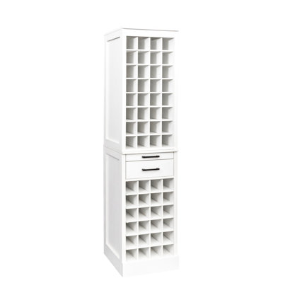 Armoire à vin modulaire 32 32 po, conception simple, l 15,77 po x l 17,67 po x H 34,96 po, panneau de particules + armoire armoire, l 34,96 po x H 17,67 po