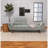 Grey Tufted Convertible Sofa Bed