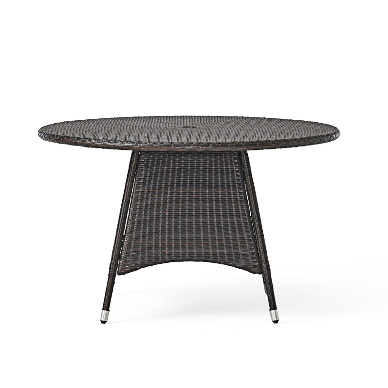Table de salle à manger ronde pour l'extérieur