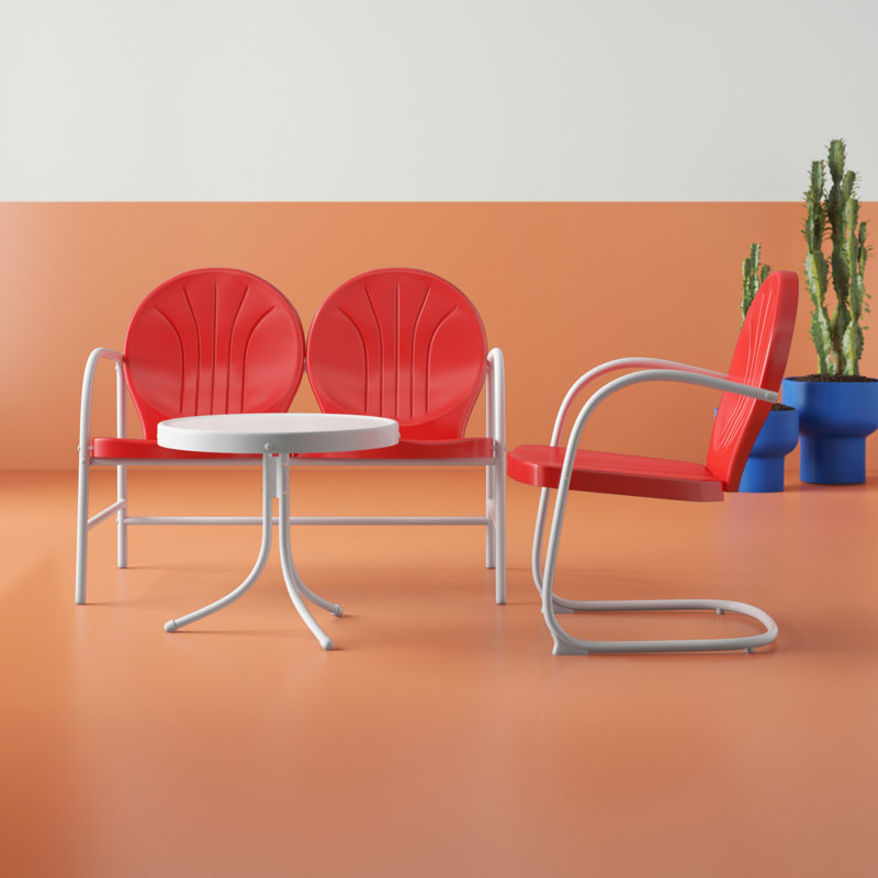 Burley Lounge Seating Group, Red