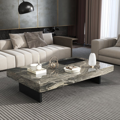Briamarie 51.18'' Rectangle Sintered Stone Coffee Table