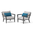 Calliann Powder Coated Aluminum Outdoor Lounge Chair