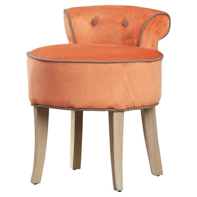 Tabouret de coiffeuse en bois massif