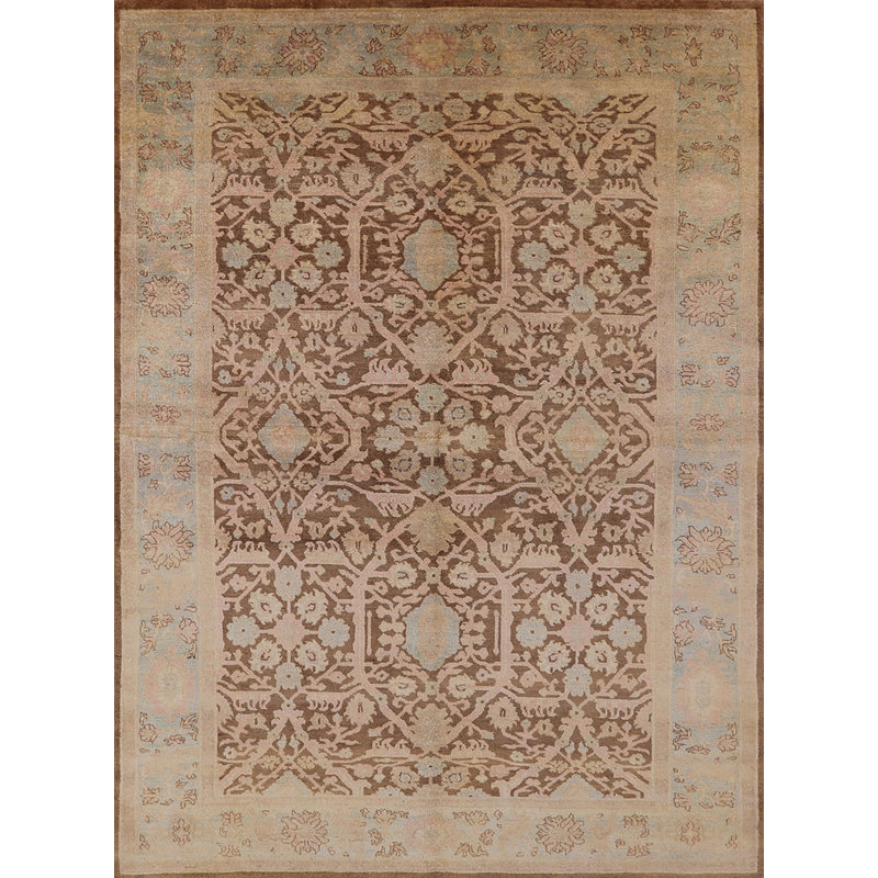 Tapis oriental beige / brun Ozark, Rectangle 2 pi x 4 pi