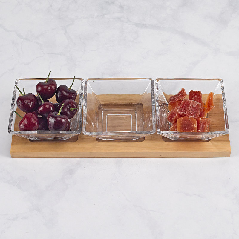 Richman Glass Serving Set