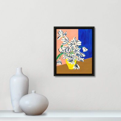 «Stripey Flowers Print» par Violets Print House