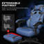 Chaise de jeu RESPAWN 110 Pro - Chaise de jeu avec repose-pieds, chaise de jeu inclinable, chaise de bureau d'ordinateur de jeu vidéo, chaise de bureau réglable, chaises de jeu pour adultes avec coussin en appui-tête-128063670