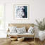 «Midnight Blue Wave» par Ingrid Beddoes, impression sur bois encadrée-809626177