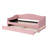 Twin Size Teddy Fleece Daybed With Trundle And Smart LED Lights - Upholstered Sofa Bed - Beige-12622087-12622085