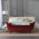 Banc long capitonné rétro de 65 pouces avec repose-pieds en velours avec design rétro classique, repose-pieds de style Mid-Century moderne pour le salon et le vestibule de la chambre à coucher