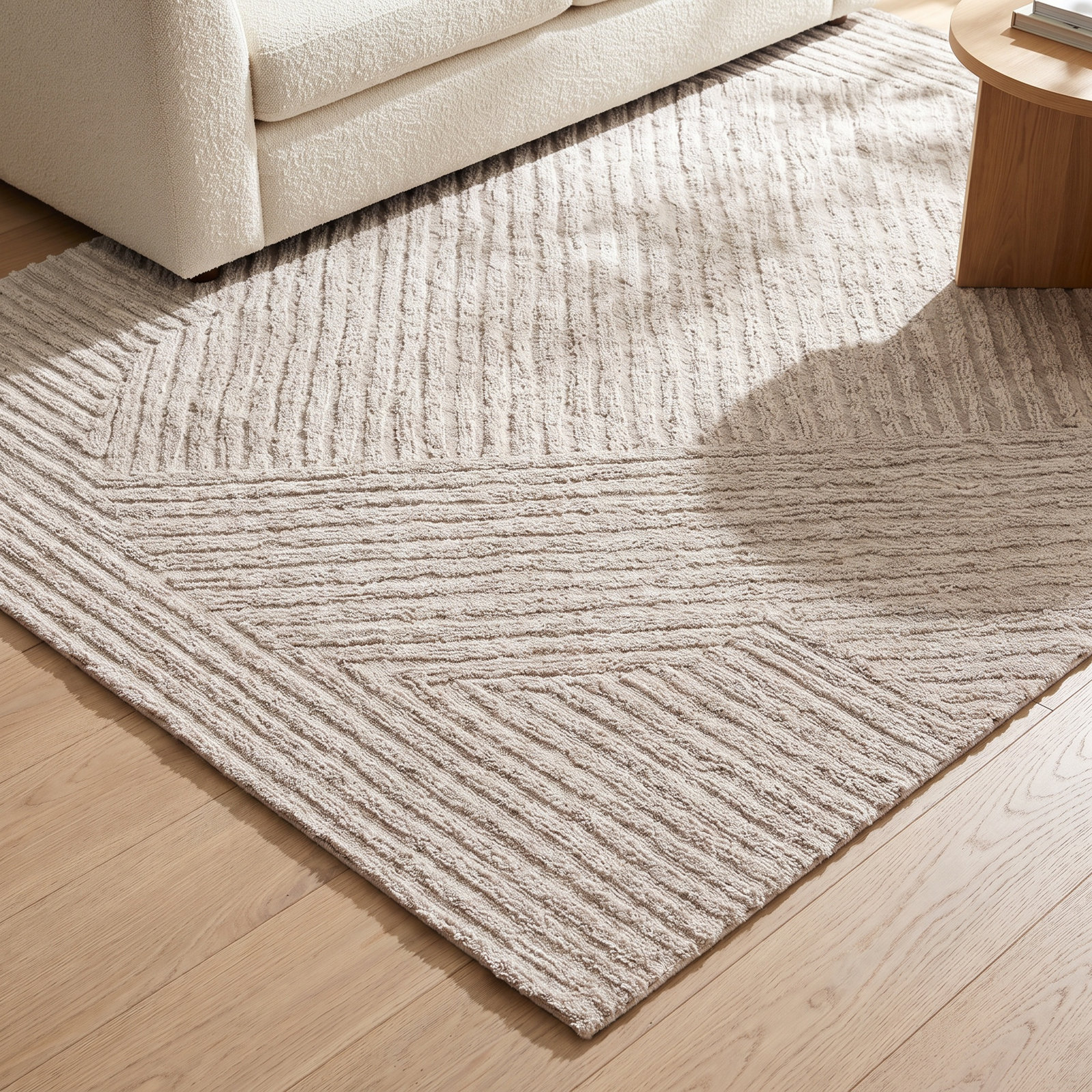 Heathered Outdoor Hand-Loomed Rug, Rectangle 8' x 10'