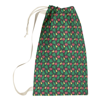 Sac à linge tropical
