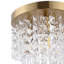 Plafonnier encastré en cristal 5 lumières Salley-1818672213