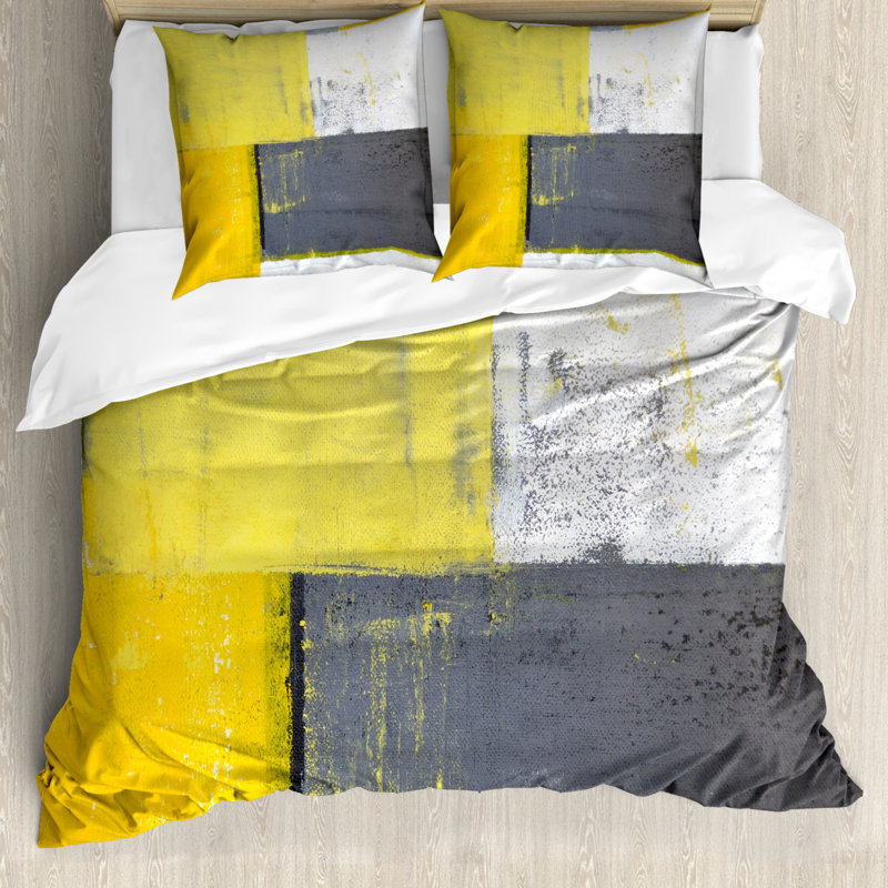 Haylee No Pattern Duvet Cover Set with Pillowcases Included, 155 x 220 cm - 2 Pillowcases (80 x 80 cm)
