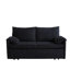 Lit convertible en velours côtelé, 31 réglables avec tirette, poches de rangement latérales, confortable pour le salon, revêtement, option escamotable, 2 coussins et poches-392964191