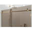 Equinox 56 - 60 in. x 60 in. Fully Frameless Bronze Tinted Sliding Bathtub Door-1980052069