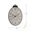 Horloge murale ovale