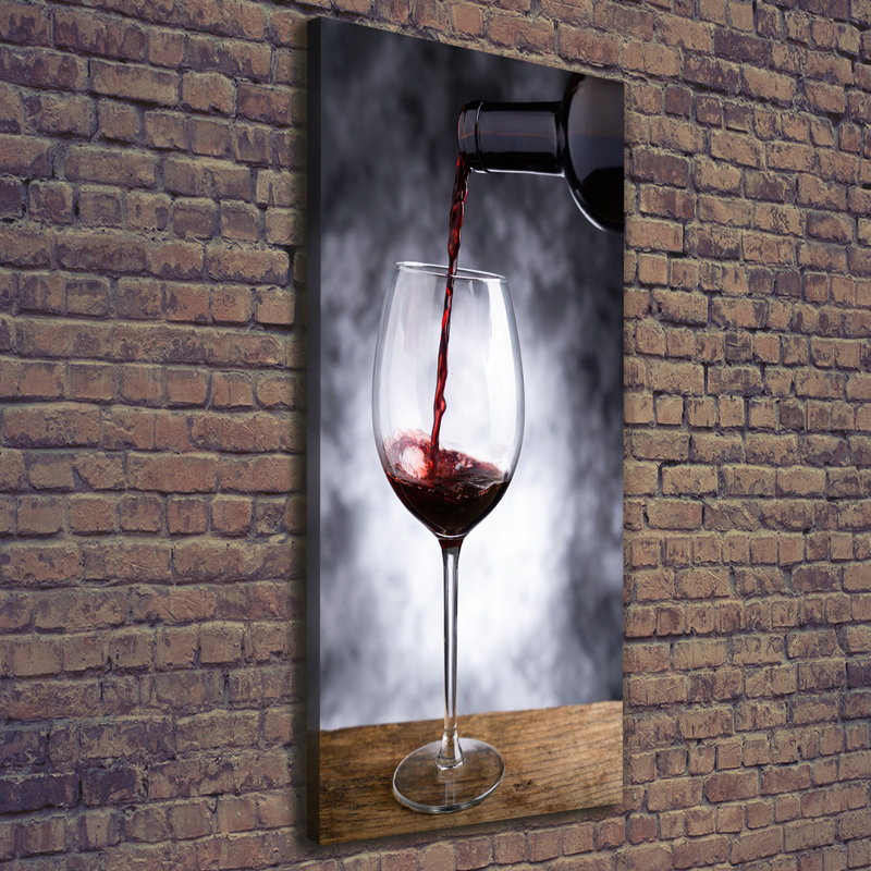 Red Wine - Wrapped Canvas Print