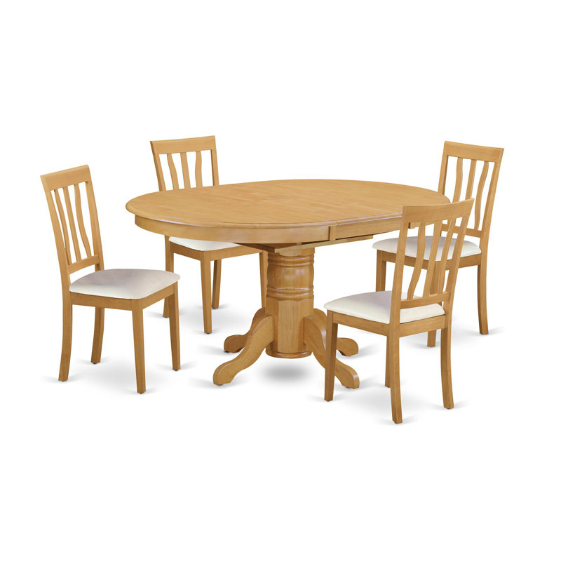 Ensemble de table de salle à manger 7 pièces composé d'une table de cuisine ovale avec rallonge papillon et de 6 chaises de salle à manger rembourrées en similicuir, noir et cerise