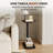 Adjustable Overbed Bedside Table Pneumatic Adjustable Height Laptop Computer with Tray-1758015488