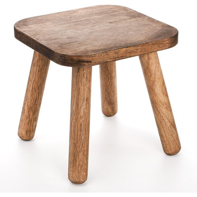 Wooden Single-Step Step Stool For Adults, Non-Slip, Portable And Stable, Suitable For Bedroom, Bathroom, Kitchen And More.