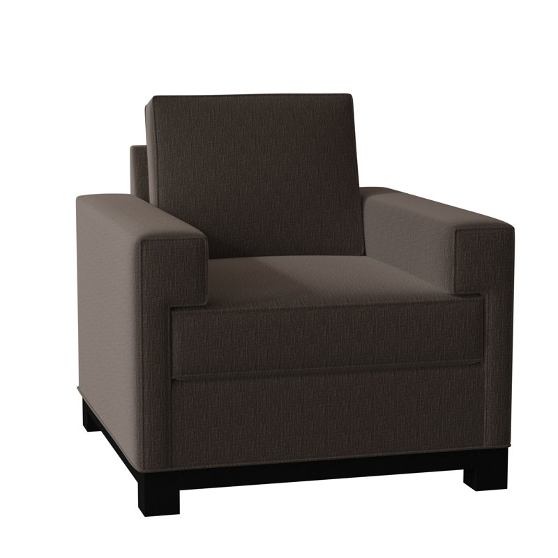 Fauteuil de 38 po de largeur Grace, Graphite Key, Rouge, Moyen