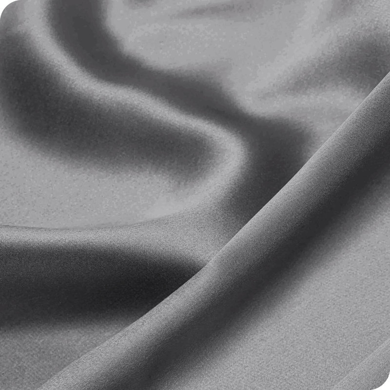 Grey Mulberry Silk Body Pillowcase with Zipper