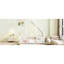 Lit double blanc en forme de maison avec clôture et barrières de sécurité - Fabriqué en pin de qualité pour un sommeil durable