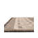 Thanos Machine Woven Polypropylene Area Rug in Brown