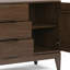 Buffet Harper en bois massif brun noyer