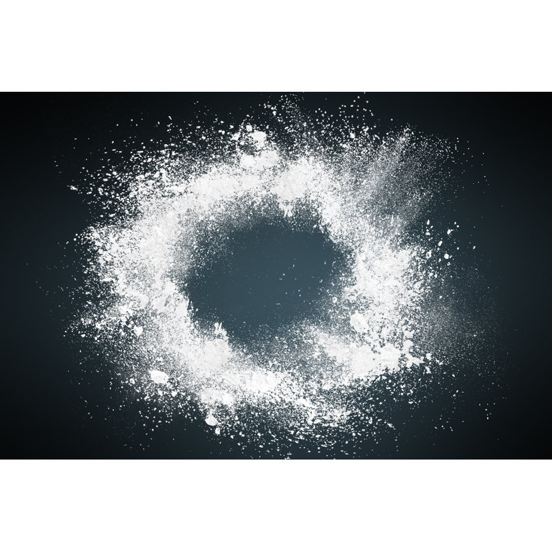 Abstract Dust Explosion Frame Background - Wrapped Canvas Print, 20cm H x 30cm W x 3.8cm D