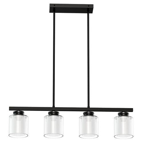 Longshore Tides Colesburg 4 - Light Black Cluster Pendant & Reviews ...