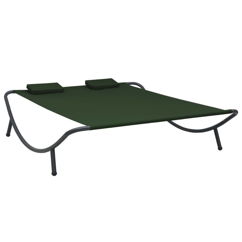78.8" Long Single Chaise, Green