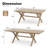 Outdoor Extendable Wood Dining Table
