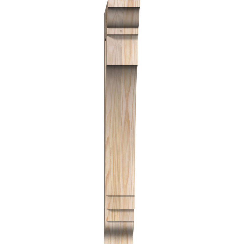 Support impérial traditionnel, 28" H x 3.5" W x 16" D, Douglas (lisse)