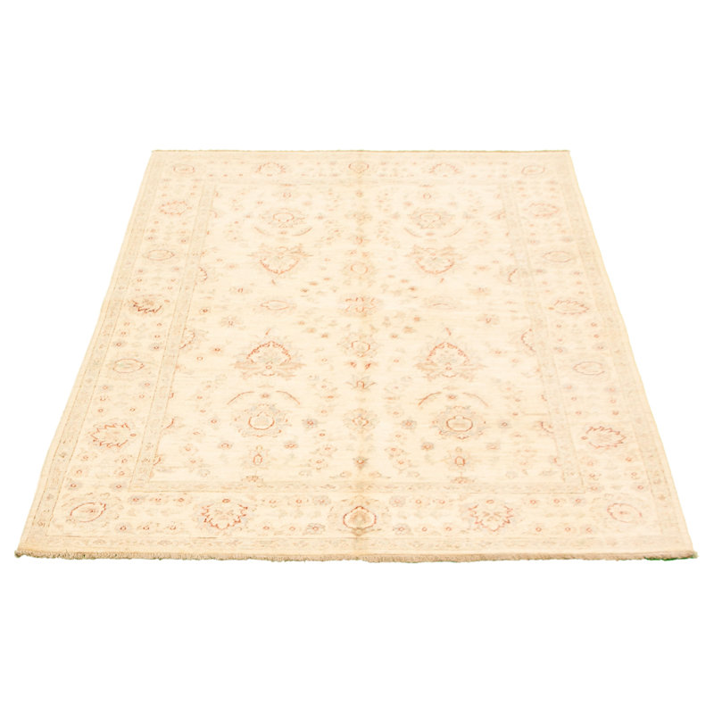 One-of-a-Kind 5'4" X 7'8" New Age Wool Area Rug in Cream