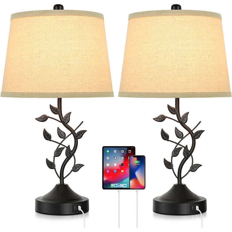 Lampe de table en métal Ilaina