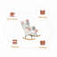 Chaise berçante avec repose-pieds-1131353829