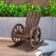 Chaise berçante de véranda Millwood Pines