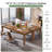 78.7 Inch Extra Long Desk, Solid Wood 2-Person Desk, Double Computer Table, Work Writing Study Workstation For Home, Office Or School-59903228