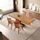 Solid wood ash dining table set