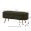 Banc de rangement avec repose-pieds ovale Luxury-1769012192