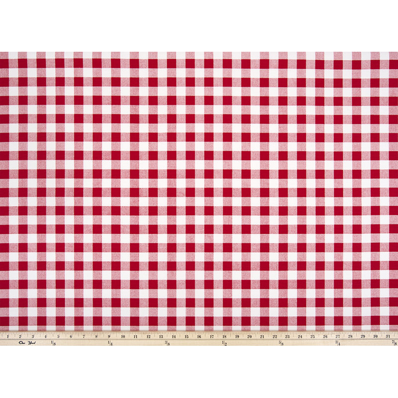 Housse de coussin en coton Gingham, 21,5 po x 21,5 po