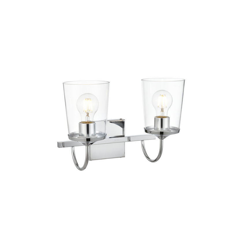 Lumière de meuble-lavabo à intensité variable, Chrome, H 10 po x l 24 po x P 24 po, 3 lumières