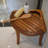 Knudsen 25'' W Teak Corner Shower Bench
