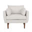 CLUB CHAIR, chaise en tissu