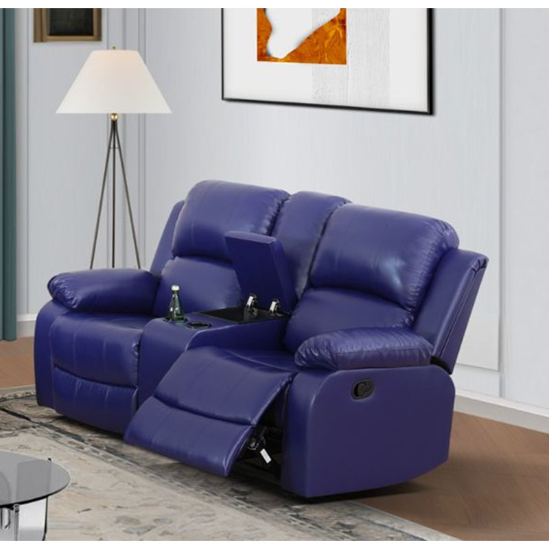 Causeuse inclinable Ginger, Bleu