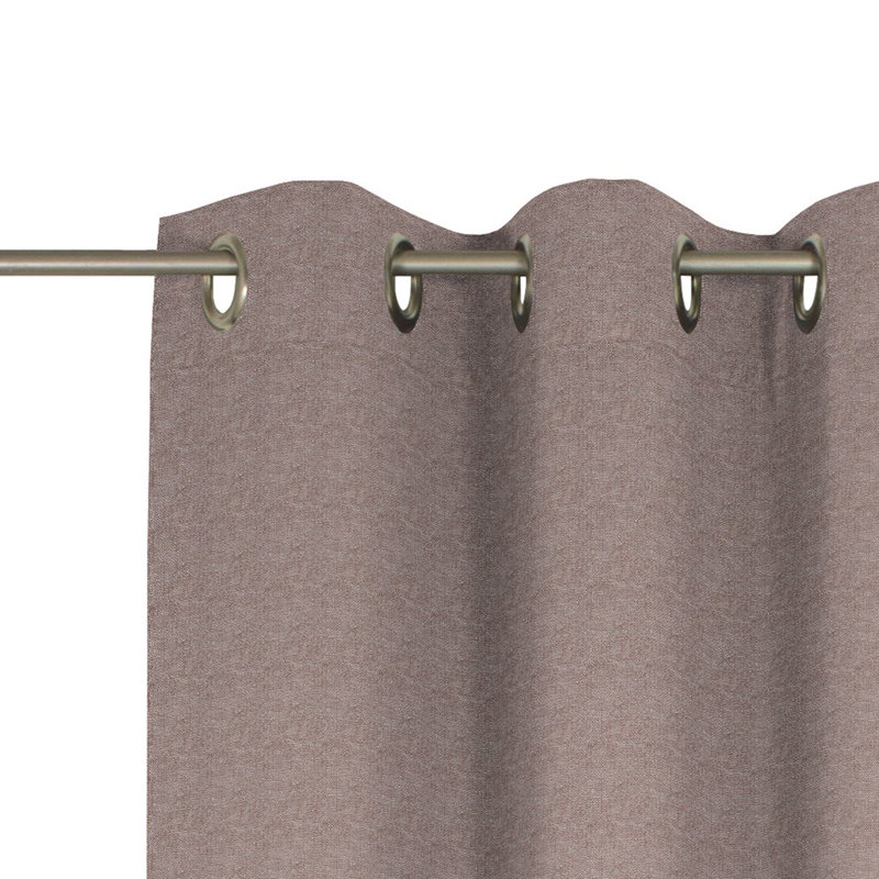 Torbole Polyester Blend Room Darkening Curtain Single Panel, Apricot, 132cm x 295cm Drop