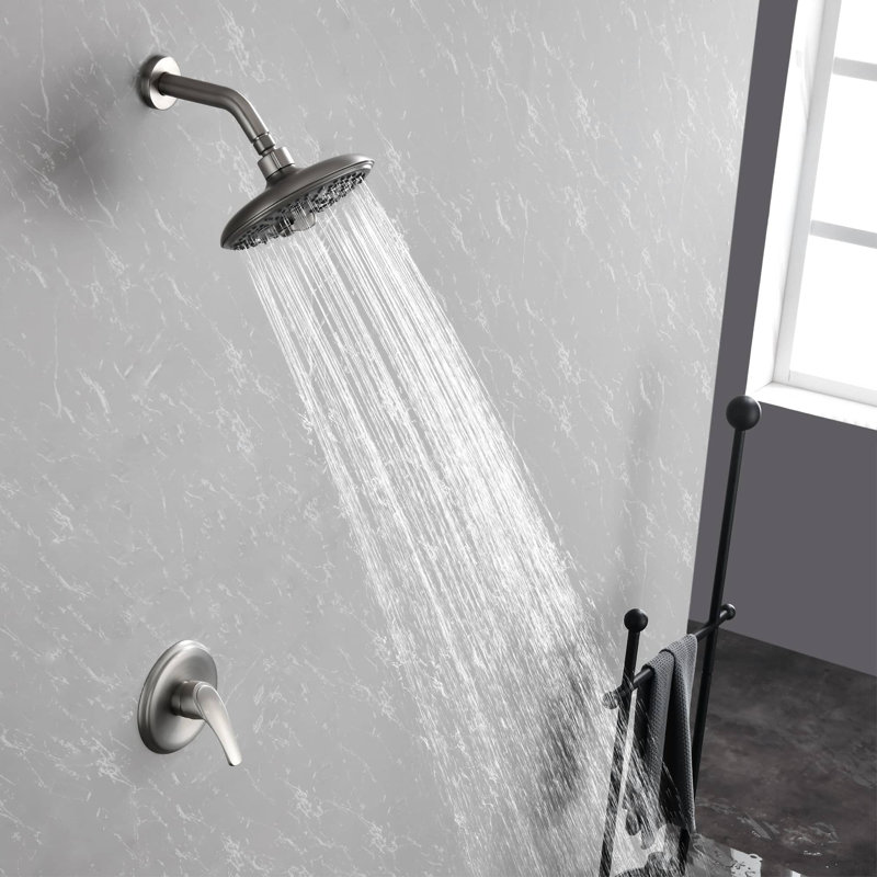 All-In-One Kit with Rough in-Valve, Brushed Nickel